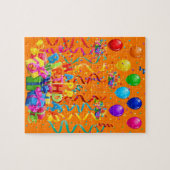 Puzzles Happy Birthday Balloons ジグソーパズル (横)