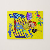 Puzzles Happy Birthday Music Guitar Cake ジグソーパズル (横)