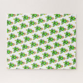 Puzzles Happy St. Patrick's Day Rabbit ジグソーパズル (横)