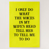 Puzzles Husband Wife's Joke ジグソーパズル (縦)