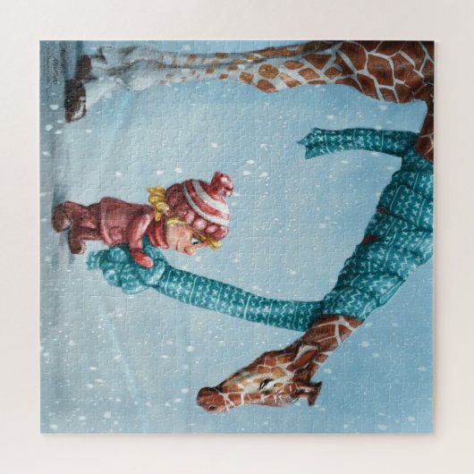 Puzzles - Kindness - illustration by Monika Marzec ジグソーパズル (横)