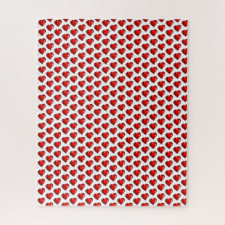 Puzzles Red Hearts Happy Valentine's Day  ジグソーパズル