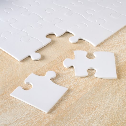 Puzzles Red Hearts Happy Valentine's Day Tree ジグソーパズル (側面)