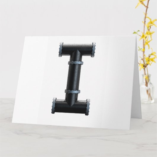 PVCパイプレターコンセプト カード (黄色い花)