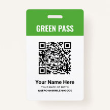 PVC印刷済みのGreen Pass Winchong Certificate