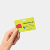 PVC オフィス バッジ – 横。ビジネス。会議 (手持ち)