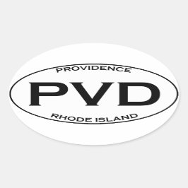 PVD – プロビデンスロードアイランド 楕円形シール