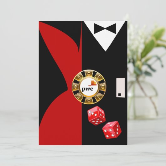 PwC カジノロワイヤルベガス スワンクディナー ダンス 招待状 (スタンド正面)