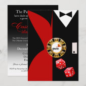 PwC カジノ・ロワイヤル・ベガス・スワンク・ディナー・ダンス 招待状 (正面/裏面)