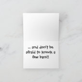 PWD敏捷性ジャンプ誕生日カード カード (内部)