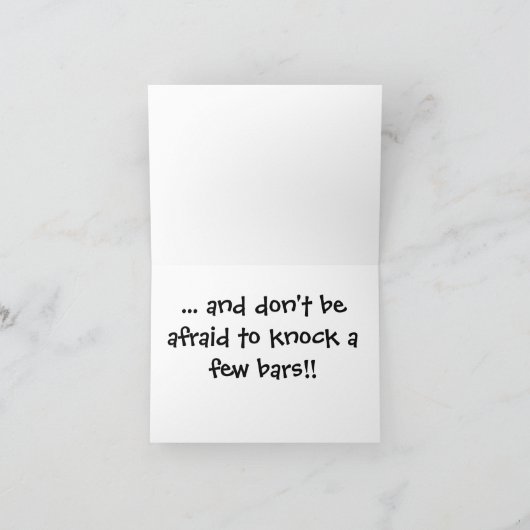 PWD敏捷性ジャンプ誕生日カード カード (内部)