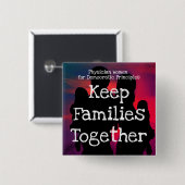 PWDP家族ボタンピン 缶バッジ (正面&裏面)