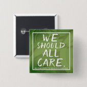 PWDP私達はピンを気にします 缶バッジ (正面&裏面)