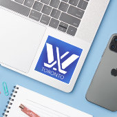 PWHLトロントロゴシール シール (ノートパソコンとiPhone)