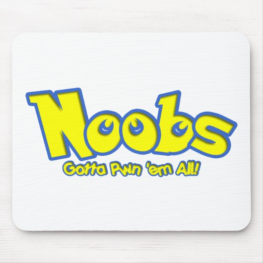 Pwn Noobs マウスパッド (正面)