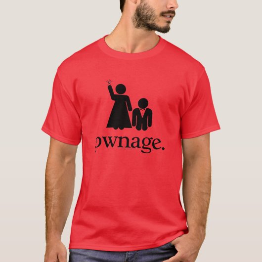 Pwnage （ダークシャツ） tシャツ (正面)