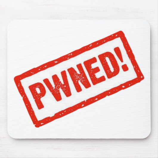 PWNED マウスパッド (正面)
