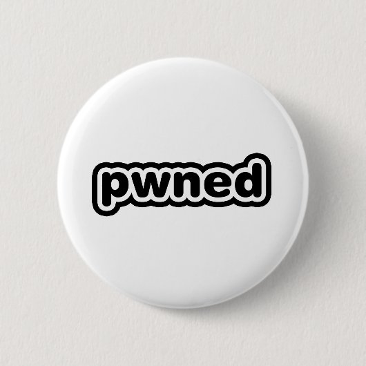 Pwned 缶バッジ (正面)