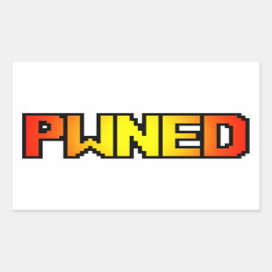 PWNED 長方形シール