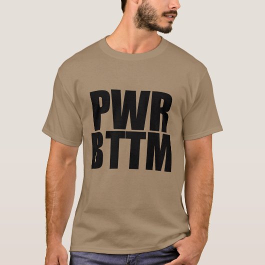 PWR BTTM Tシャツ (正面)