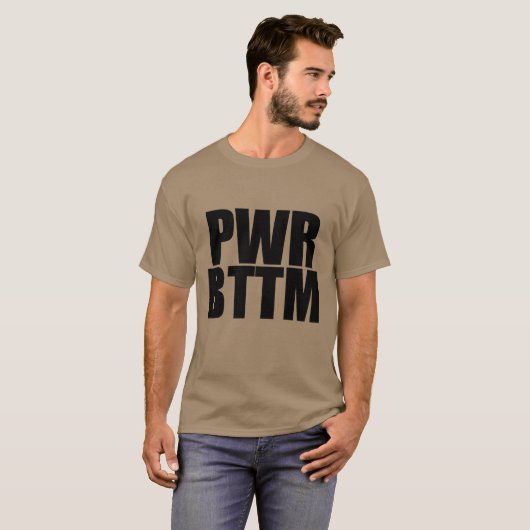 PWR BTTM Tシャツ (正面フル)
