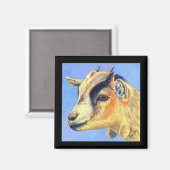 Pygmyヤギ磁石 – "サニーヤギ" マグネット (正面/裏面)