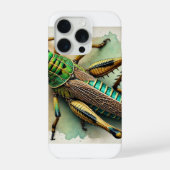 Pygmy Grasshopper 211024IREF243 - Watercolor iPhoneケース (裏面)