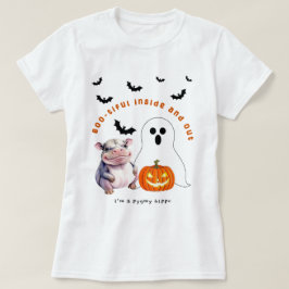Pygmy Hippo Boo-Healy Inside and Out Tシャツ