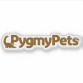 PygmyPets – ステッカー シール (正面)