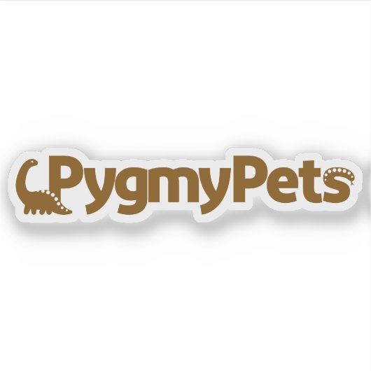 PygmyPets – ステッカー シール (正面)