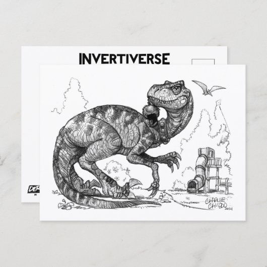 PygmyPets Raptor – ポストカード (正面/裏面)