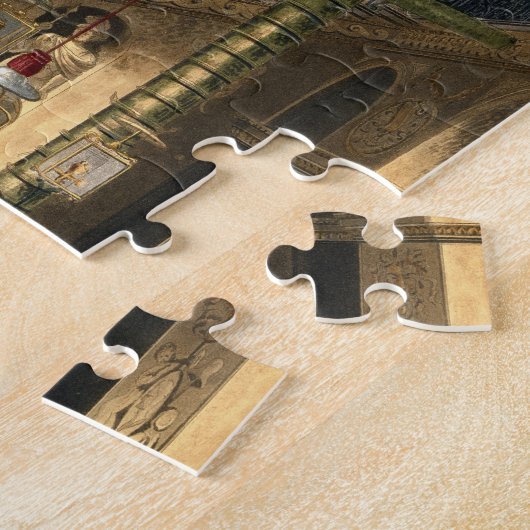 Pyneからのケンジントン宮殿の素晴らしい階段 ジグソーパズル (側面)