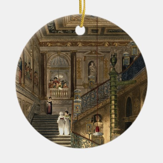 Pyneからのケンジントン宮殿の素晴らしい階段 セラミックオーナメント (正面)