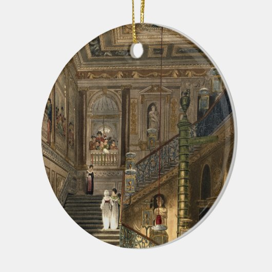 Pyneからのケンジントン宮殿の素晴らしい階段 セラミックオーナメント (左)
