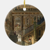 Pyneからのケンジントン宮殿の素晴らしい階段 セラミックオーナメント (裏面)