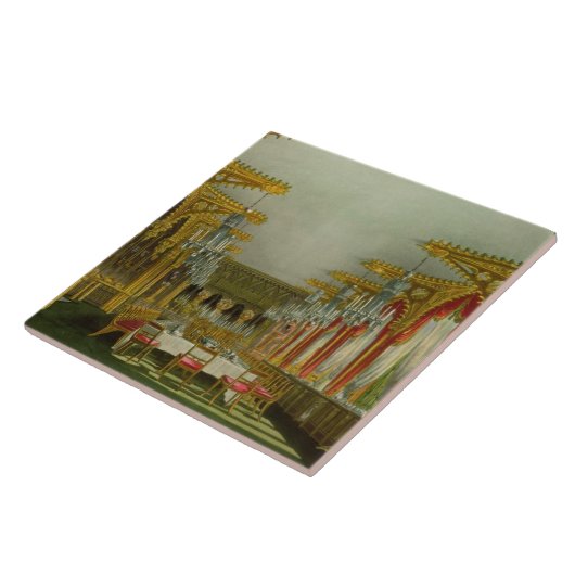 PyneからのCarltonの家のゴシック様式食堂 タイル (側面)