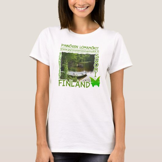Pynnösen Lomamökitのワイシャツ-スタイルを選んで下さい Tシャツ (正面)