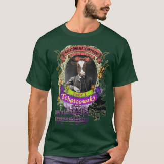 Pyotr Tchaicowsky Tchaikovsky Cow al Music Tシャツ