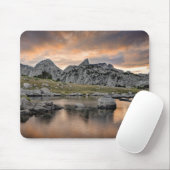 pyramid湖の日没 マウスパッド (マウス)