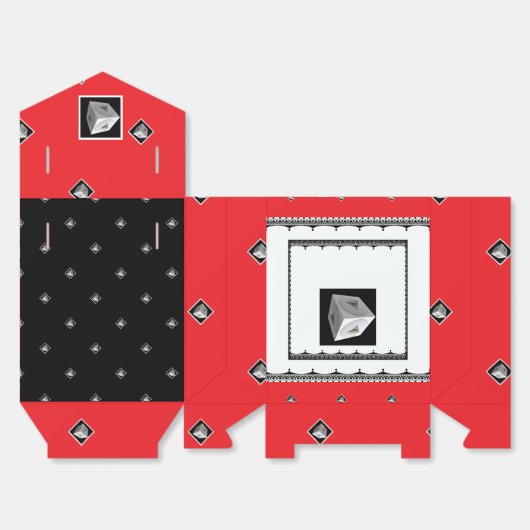  Pyramid Cube Black White Red                     フェイバーボックス (見開き)
