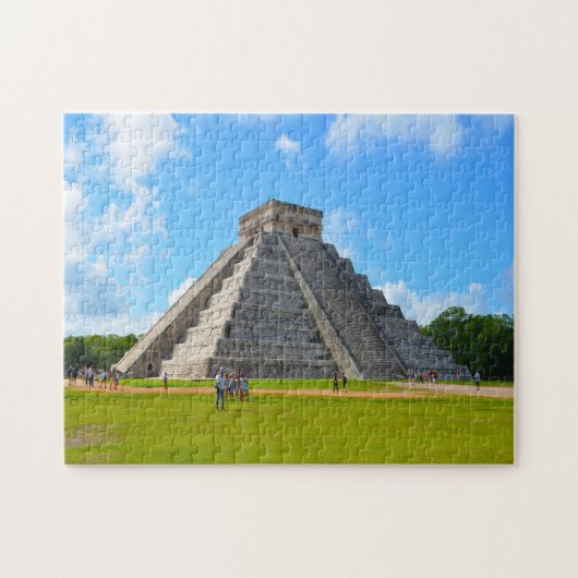 Pyramid Kukulcan Chichenitza Mexico. ジグソーパズル (横)