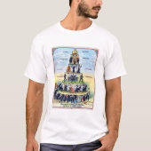 Pyramid of the Capitalist System 1911 Poster Tシャツ (正面)