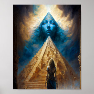 Pyramid Visionary Surreal Artポスター ポスター