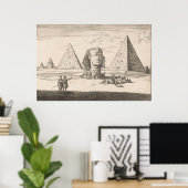 Pyramiden en Sfinx van Gizeh (1698) by Jan Luyken ポスター (ホームオフィス)