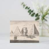 Pyramiden en Sfinx van Gizeh (1698) by Jan Luyken ポストカード (スタンド正面)