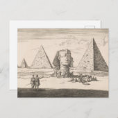 Pyramiden en Sfinx van Gizeh (1698) by Jan Luyken ポストカード (正面/裏面)