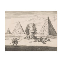 Pyramiden en Sfinx van Gizeh (1698) by Jan Luyken