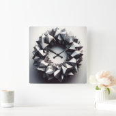 pyramides ring スクエア壁時計 (ホーム)