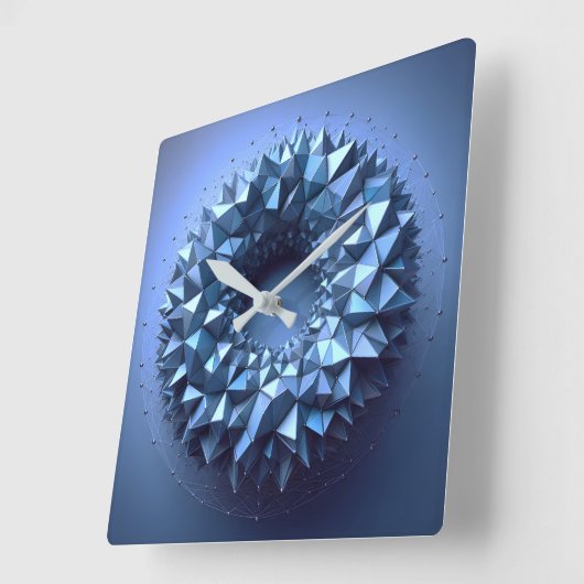 pyramides wheel スクエア壁時計 (傾斜)