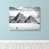 Pyramids キャンバスプリント (インサイチュ (ウッドフロア))